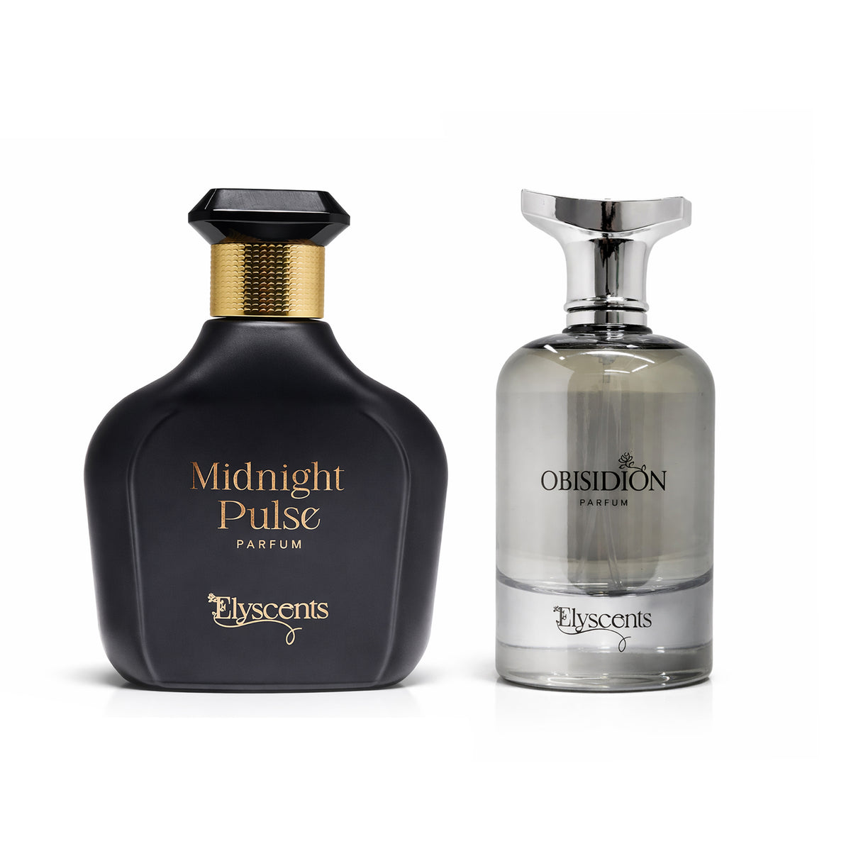 Exclusive Deal perfume bundle with Obisidion and Midnight Pulse by Elyscents UAE