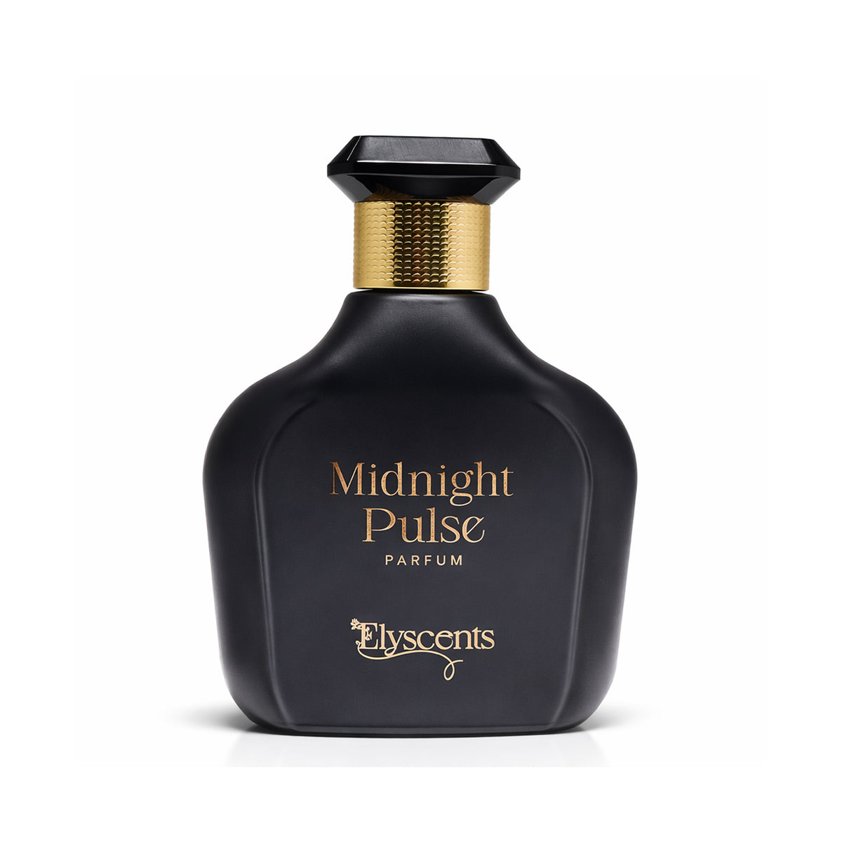 Midnight Pulse bold spicy woody perfume bottle by Elyscents UAE