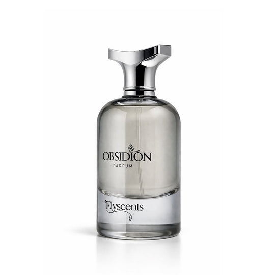 Obisidion fruity rose and oud perfume bottle by Elyscents UAE