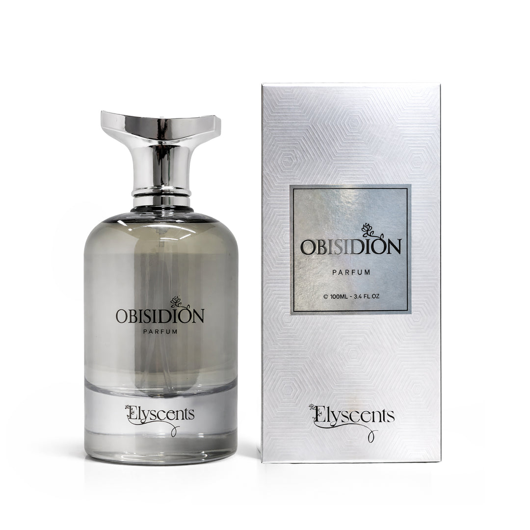 Obisidion fruity rose and oud perfume bottle by Elyscents UAE